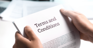 Establishing clear terms and conditions.