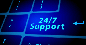 Remote Medical Receptionist providing 24/7 or extended coverage to ensure patients receive timely assistance.