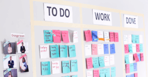Offloading admin tasks as a strategy for setting boundaries after work and preserving personal time.
