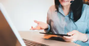 Human vs AI in medical virtual assistance showing scenarios where human assistants are essential for complex or sensitive tasks