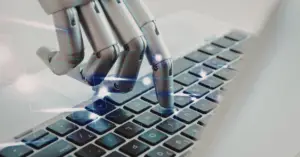 Human vs AI in medical virtual assistance illustrating use cases where AI automation improves speed and scalability